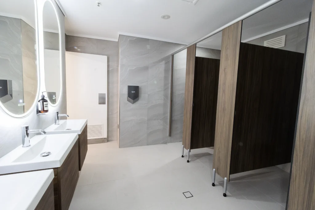 Completed bathroom renovation in Perth showcasing quality workmanship by Your Trade Solutions