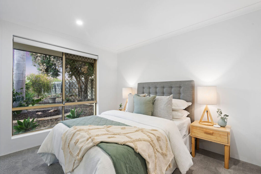 Completed bedroom renovation in Perth following a full home upgrade by Your Trade Solutions