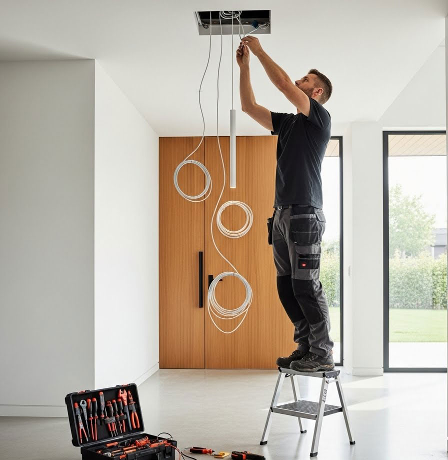 Licensed tradesman completing property maintenance work in Perth for Your Trade Solutions