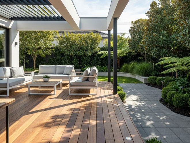 Outdoor and exterior property services in Perth including landscaping and paving by Your Trade Solutions