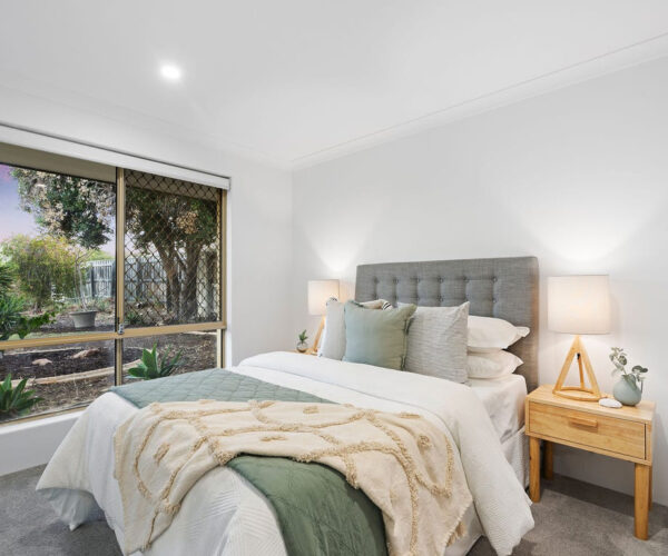 Completed bedroom renovation in Perth following a full home upgrade by Your Trade Solutions
