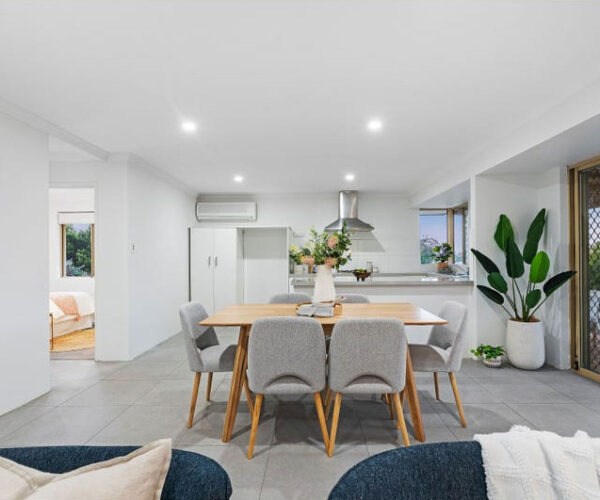 Renovated living and dining area in Perth with modern layout and finishes following full home renovation by Your Trade Solutions