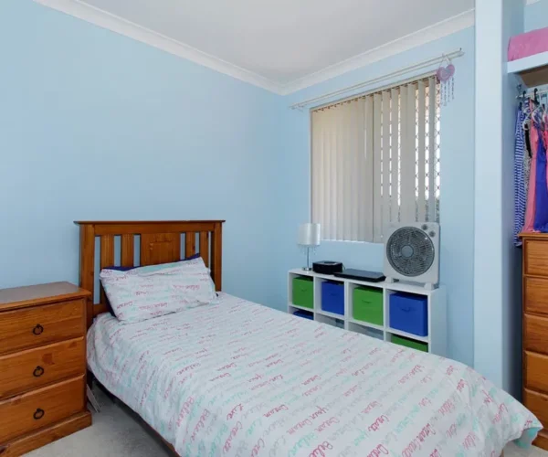 Bedroom before full home renovation in Perth showing original layout and finishes prior to upgrade by Your Trade Solutions